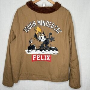 Rare Chicyea‎ Felix The Cat XL Jacket Tough Minded Cat 90s Retro Street Cartoon